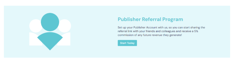 Publisher Referral Program