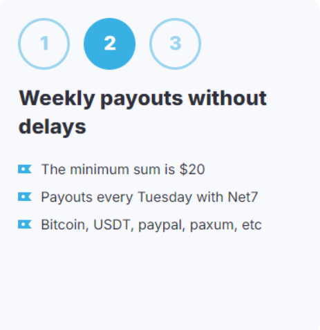 HilltopAds Minimum Payout